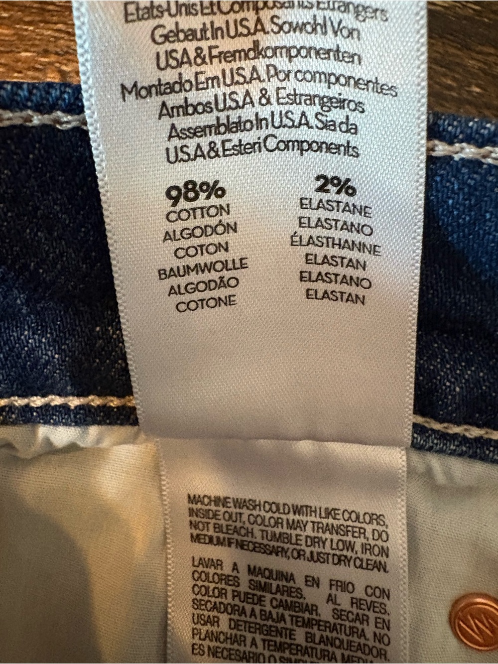 Mother Superior The Delinquent Ankle Jeans Women 28 NWT Wide Leg Made In Shade - Picture 13 of 14